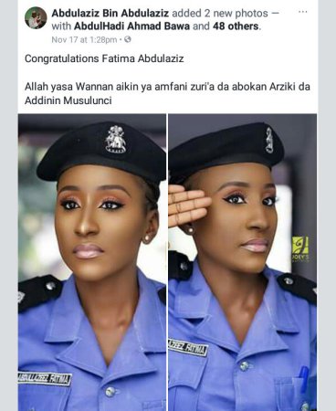 Beautiful Nigerian Female Police Officer Still Beautiful In Makeup Free Photos