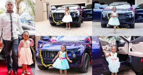 Pastor Buys N51Million Maserati Luxury Car As Gift For His Daughters 6th year Birthday (Photos)