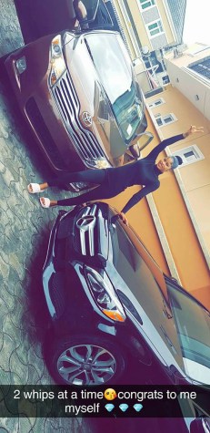 Nigerian Lady Buys Herself 2 New Luxury Cars At Once As Christmas Presents Worth Over N20Million