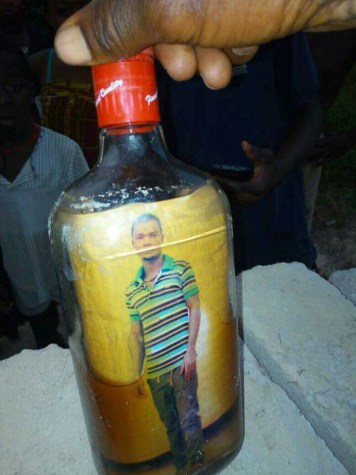 Mysterious! Man's Photograph Found Inside A Bottle Floating On A River (Photos)