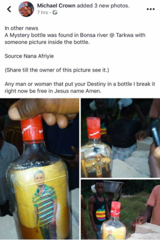 Mysterious! Man's Photograph Found Inside A Bottle Floating On A River (Photos)