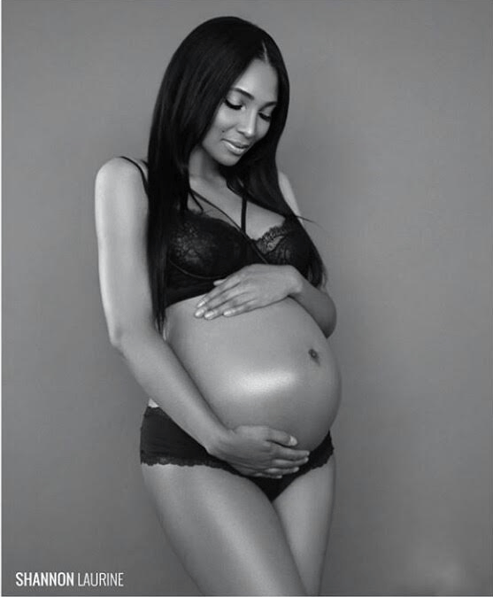 Runtown's Baby Mama Shares Maternity Photos (Peek)
