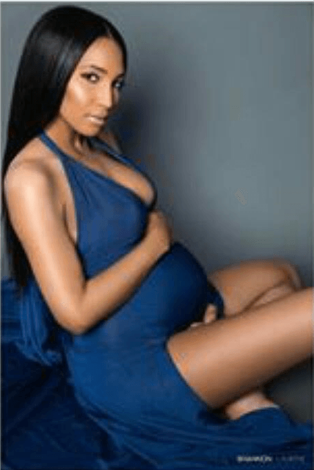 Runtown's Baby Mama Shares Maternity Photos (Peek)