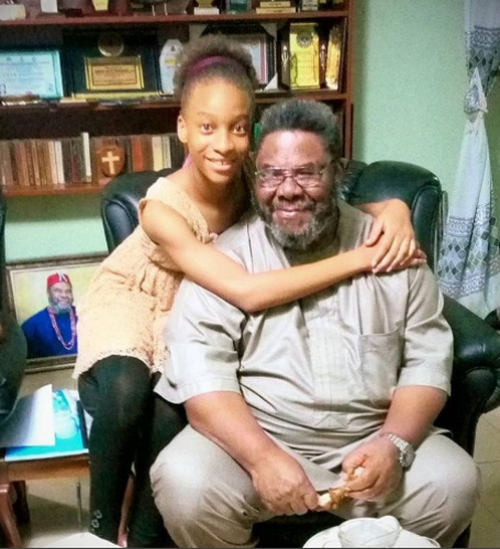 Lovely Photos of Pete Edochie, His Wife and Granddaughter (Must See)