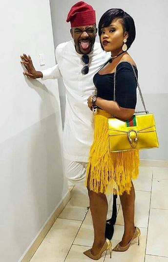 Lovely Photo Of Ebuka Obi-Uchendu & His Wife Cynthia Rocking Her $3,290 (N1.3million) Gucci Bag