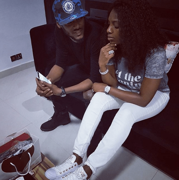 See The Hilarious Captions Fans Gave To This Photo Of 2face And Annie Idibia