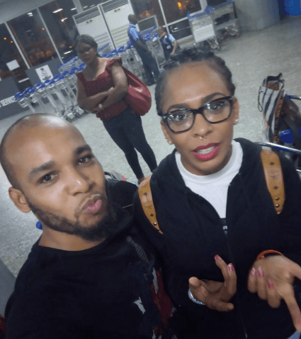 #BBNaija TBoss Received at the Airport by 2Baba Idibia (Photos/Video)