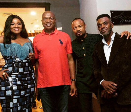 Omotola Ekeinde Holds Private Screening of her new movie for Nigerian Billionaires