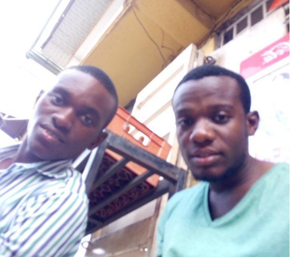 Two Nigerian Guys Steal A Lady's Phone And Foolishly Took A Selfie With It (Photos)