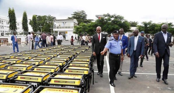 Governor Ambode donates 120 generating sets to police