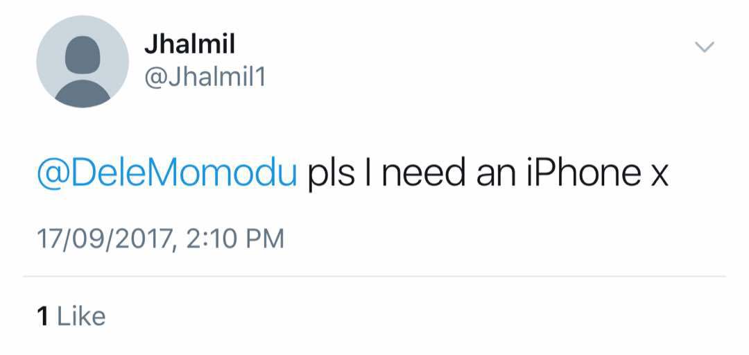 Dele Momodu's Hilarious Reply to a Twitter User who begged him for an iPhone X