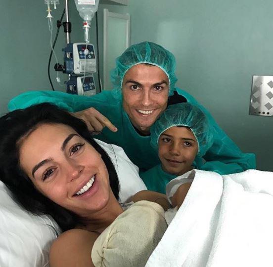 Cristiano Ronaldo Welcomes 4th Child As Girlfriend Gives Birth To Baby Girl (Photo)