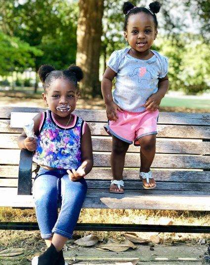 Imade and her sister, Hailey Adeleke