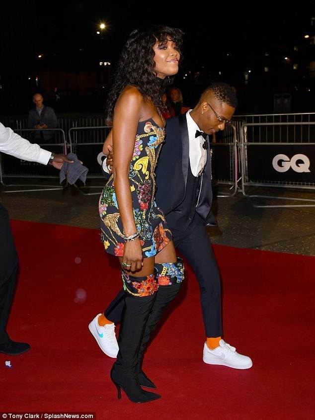 Wizkid was Naomi Campbell's Date at the GQ Men of the Year Awards (Photos)