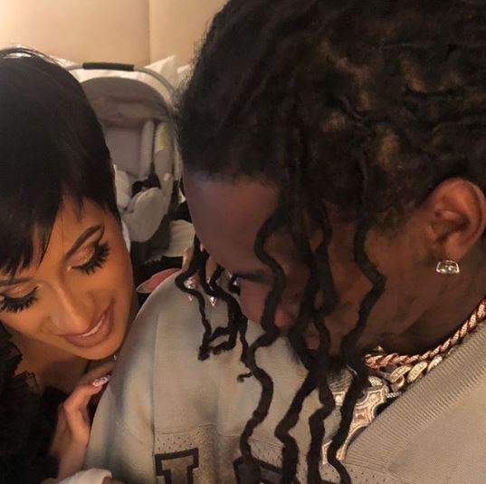 Offset tattoos Name of Daughter with Cardi B on his Face