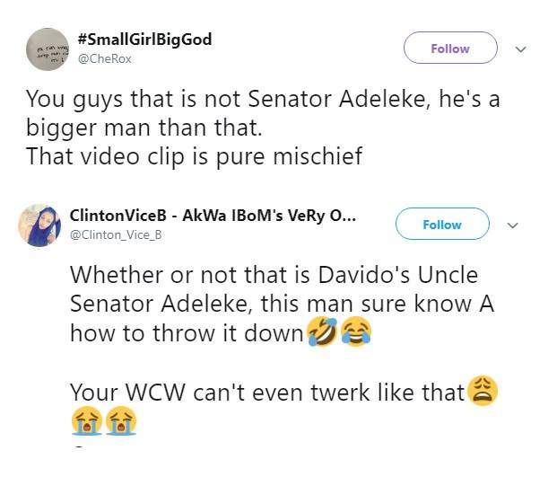 Davido Says Man in Viral Twerking Video is not his uncle, Senator Adeleke