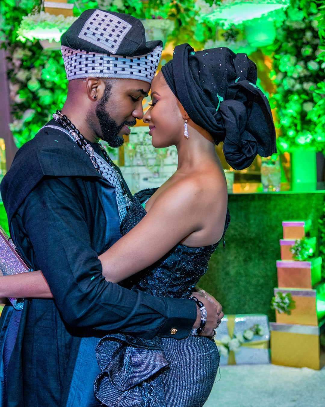 Angry fan blasts Banky W and Adesua Etomi over wedding anniversary message