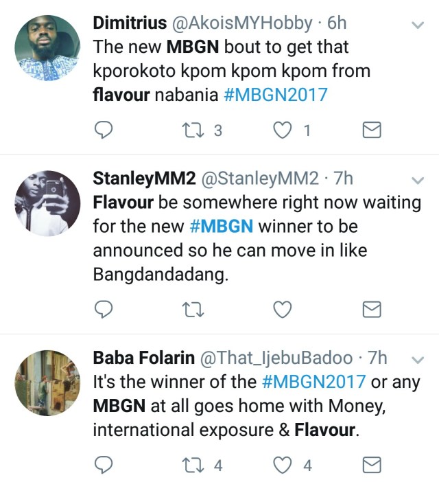 Nigerians Come For Flavour, Warns Him Not To Go After The New MBGN 2017.