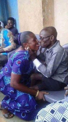 Nigerians React As Physically Challenged Man Allegedly Engages Lady For Marriage (Photos)