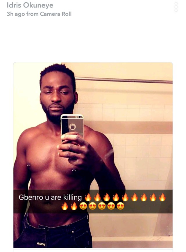 Bobrisky gushes over Gbenro Ajibade's hot body
