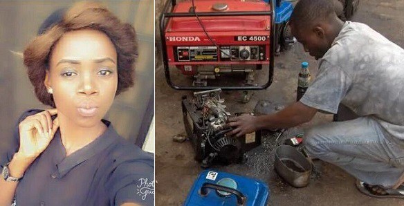Lady Pours Salt Inside Her Neighbour's Generator All Because He Refused To Pay His Electricity Bill.
