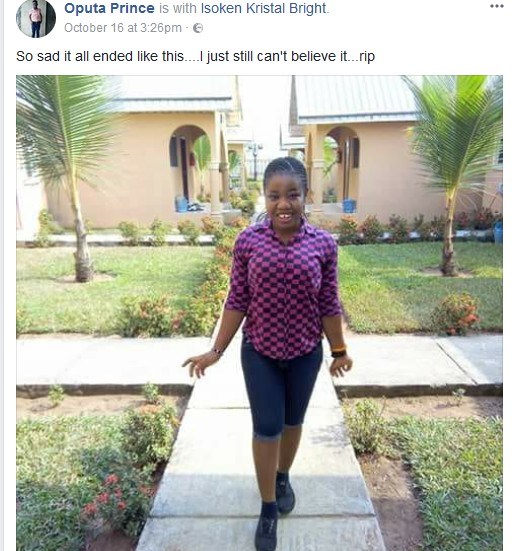 23 year old DELSU final year student dies after severe menstrual pain (Photos)