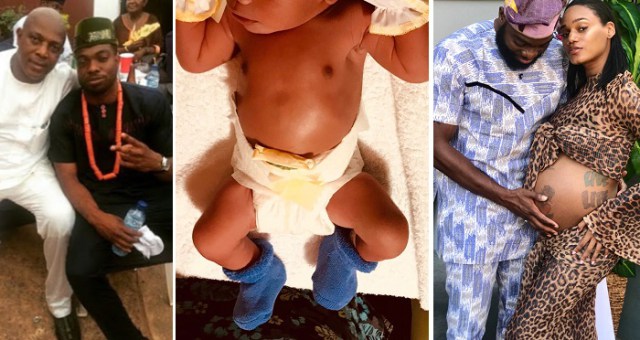 Late Stephen Keshi's Son, Stephen Jnr And His Girlfriend Welcome A Son, Grayson Onyeka.
