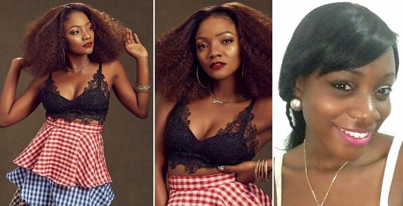 Simi replies fan who said her outfit is a 'table cloth', then the fan fires back (photos)