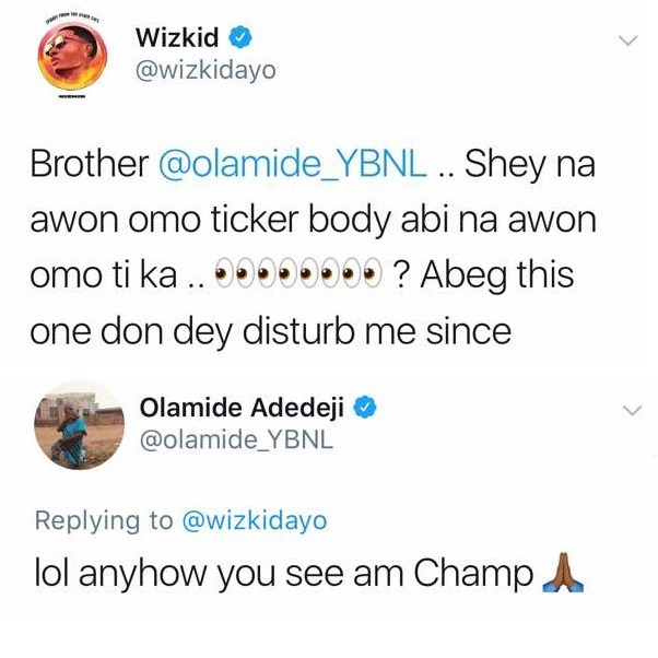 Wizkid has an Issue with Olamide's 'Wo' Lyrics... and Olamide responds!
