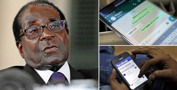 Mugabe appoints minister for "Whatsapp and Facebook" in Zimbabwe