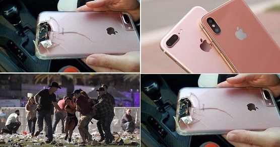 Photos: Woman's iPhone saved her life during the mass shooting in Las Vegas