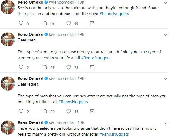 'Only Animals Engage In Premarital S£x' - Reno Omokri.