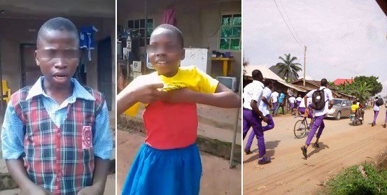 Anambra school students recount what happened in their schools today.