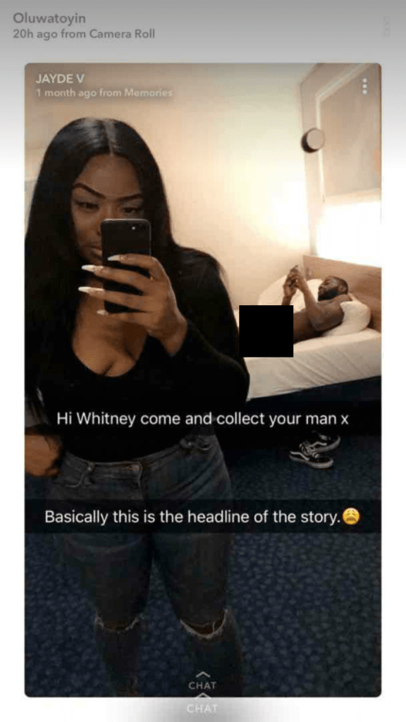 Lady sleeps with her friend's boyfriend, shares photos of him nake.d in bed.