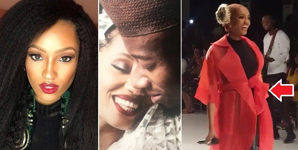 Singer, Di'Ja Pregnant With Her 2nd Child; Displays Baby Bump At LFDW.
