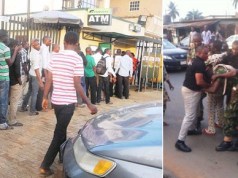 Policeman beat up Soldier at ATM queue in Damaturu