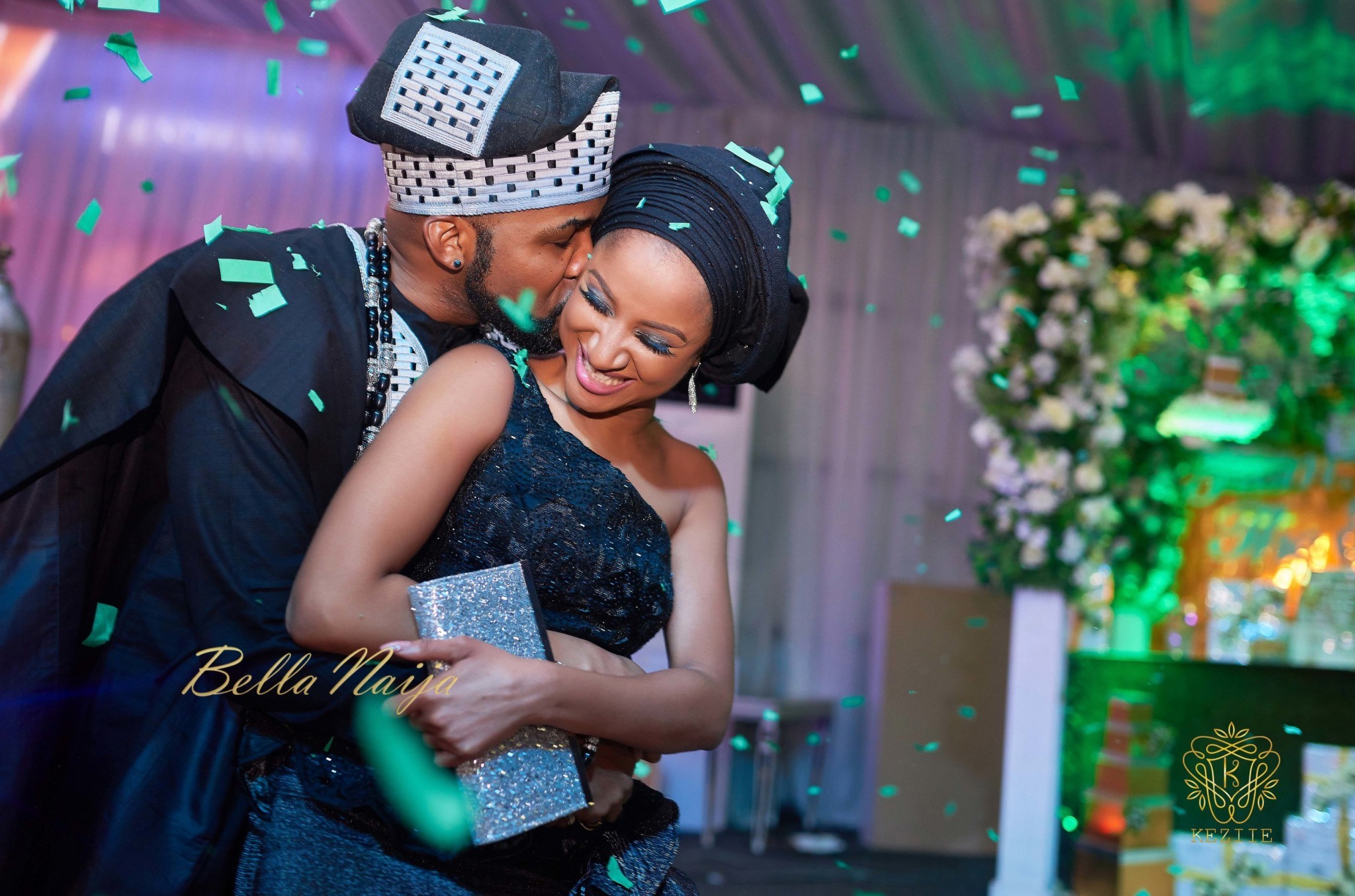Adesua Etomi gushes over flowers her husband, Banky W bought for her