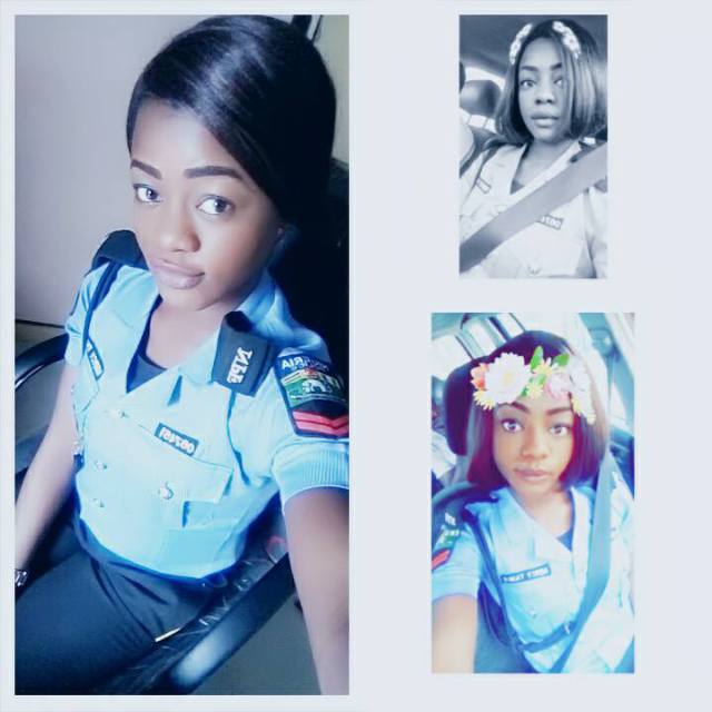 Beautiful Female Nigerian Police Officer Shares Stunning Pictures To Celebrate Her Birthday