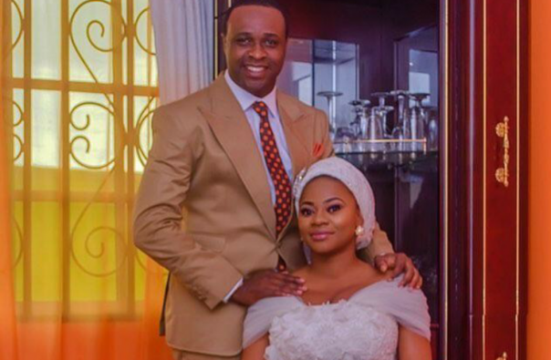 Femi Adebayo's 1 year old, 2nd marriage in crisis, all wedding pictures deleted from their Instagram pages