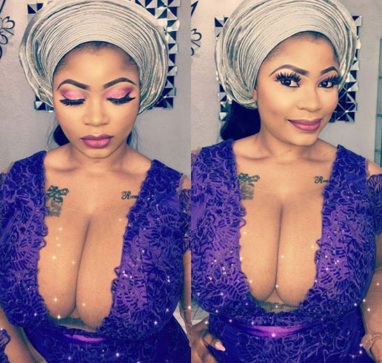 Roman goddess and another busty lady wants to steal the shine at Oritsefemi's wedding