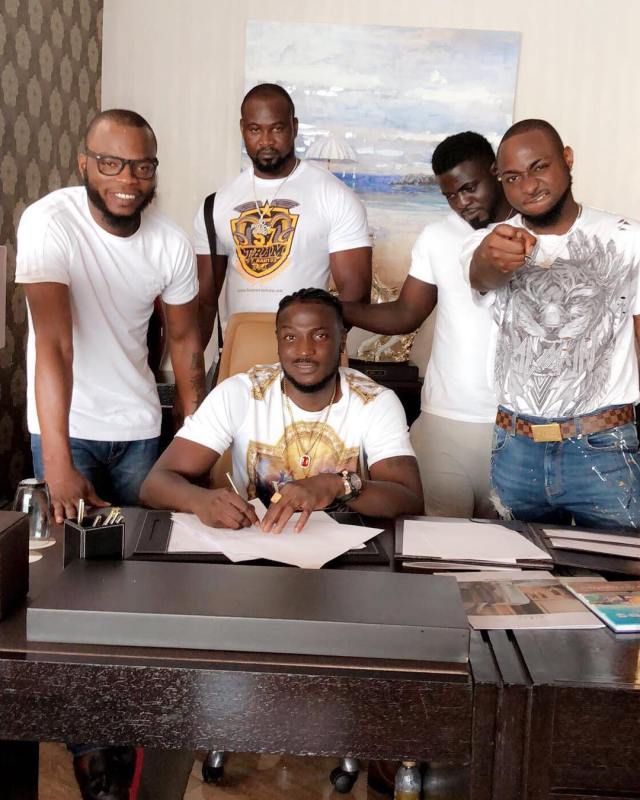 Davido signs Peruzzi to his DMW record label