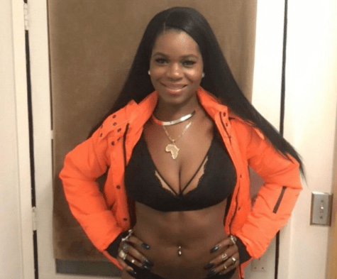 Princess Vitarah shows off what she "weared" to her show last night