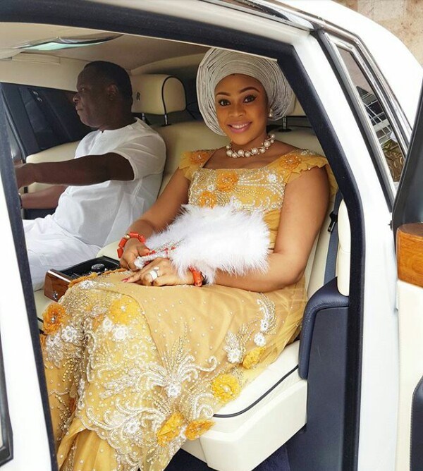 Couple who gave out cars at their wedding make first outing in a Rolls Royce