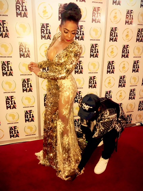 BBN's TBoss Steps Out For AFRIMA 2017 Without 'Underwear' (Photos)