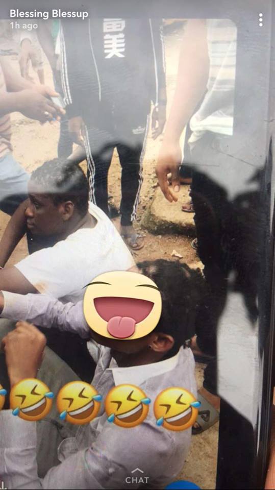 Popular Yahoo Boy, Tomiwa caught stealing in Egbeda this morning (Video)