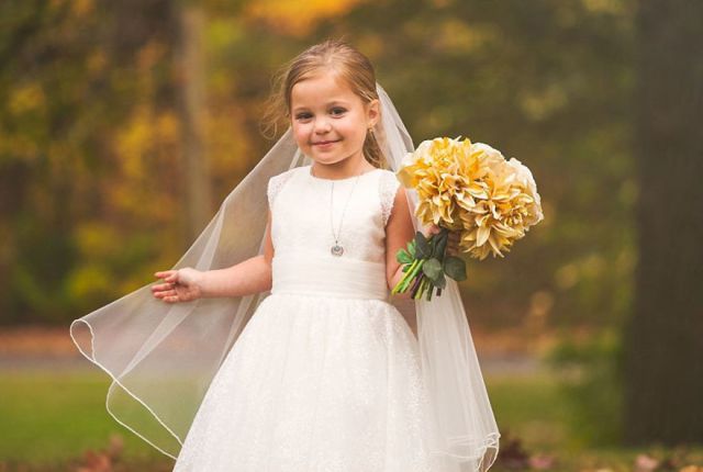 See Photo Shoot Of A 5-Year-Old Girl Who Wants To Marry Her Best Friend Before Her 4th Open Heart Surgery.