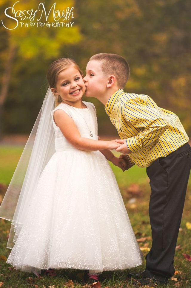 See Photo Shoot Of A 5-Year-Old Girl Who Wants To Marry Her Best Friend Before Her 4th Open Heart Surgery.