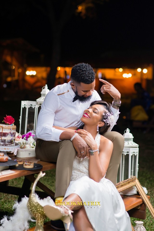 Issa Bride: TBoss looks beautiful in New Romantic Wedding Photos