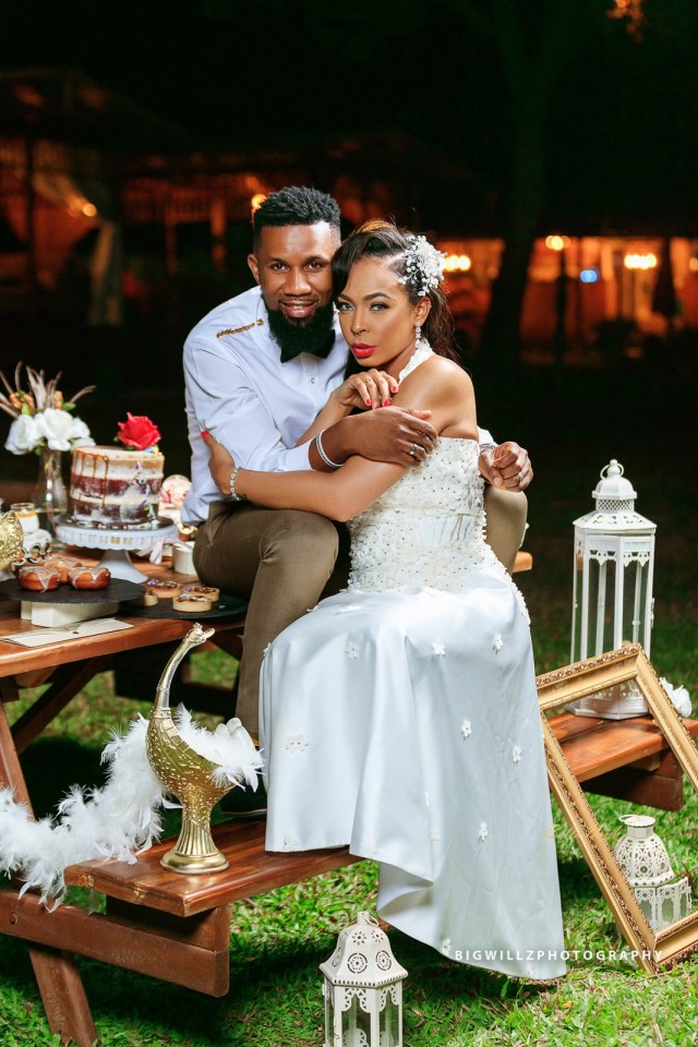 Issa Bride: TBoss looks beautiful in New Romantic Wedding Photos