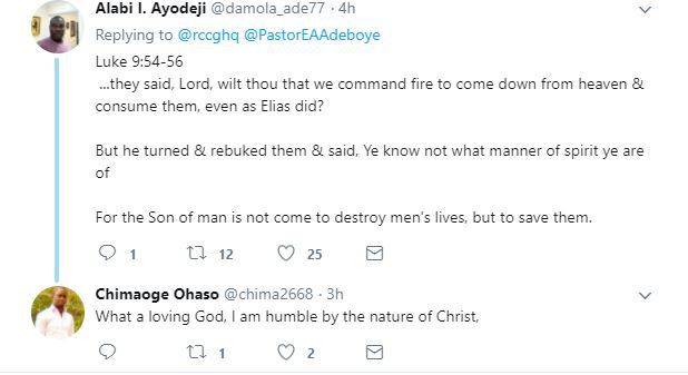 Nigerians + Celebrities React To A Prayer Point Made By RCCG.